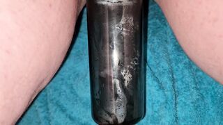 Pissing in a schlong pump