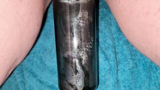 Pissing in a schlong pump