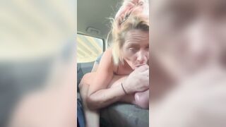 Gorgeous Streetwalker enjoys watching herself suck dick & get banged bareback & takes a load in her throat