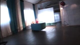 Hawt golden-haired milfs with a red bodice make harlots with a large dick