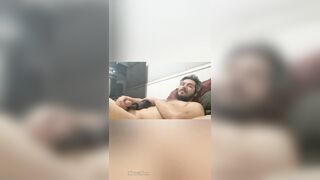 Solo Str8 Chap after shower jacking off