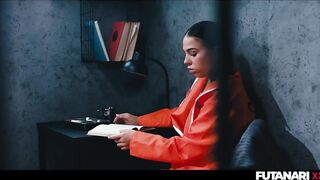 Prison Futanari Transformation - eighteen Years Old Matty Mila Summons Demon and Turns Into Insatiable Tranny