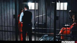 Prison Futanari Transformation - eighteen Years Old Matty Mila Summons Demon and Turns Into Insatiable Tranny