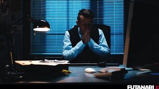 Prison Futanari Transformation - eighteen Years Old Matty Mila Summons Demon and Turns Into Insatiable Tranny