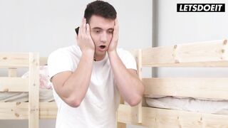 Ideal StepSister Eden Ivy Gets Screwed By Stranger At The Hostel - LETSDOEIT