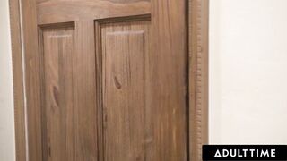 ADULT TIME - Lascivious Cheerleader Kimmy Kimm CAUGHT MASTURBATING By Footballer & BANGS IN THE SHOWER!