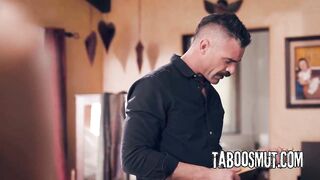 Hawt Brunette hair Step-Daughter 1st Gets Spanked Than Drilled By Her Slaver Stepdad