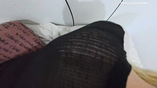 Boyfriend bangs me hard anal after work