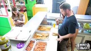 Reality Kings - 2 nasty teens share a hotdog