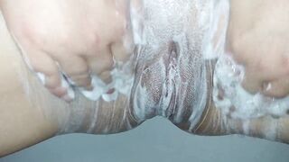 washing my immodest snatch