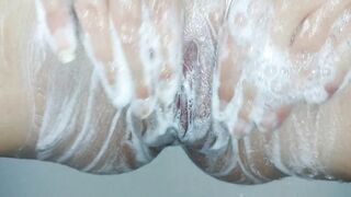 washing my immodest snatch