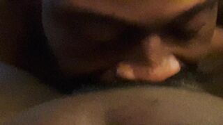 Chocolate ???? snatch ???? got her going mad just listen to her groan