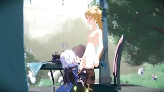 Genshin Impact Furina sex creampie