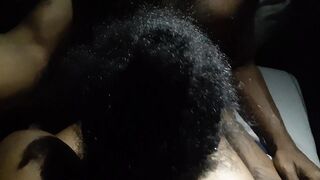 Youthful thot suckn jock in the large truck