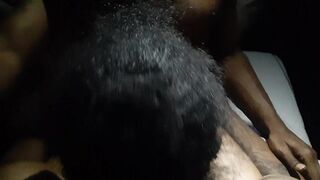 Youthful thot suckn jock in the large truck