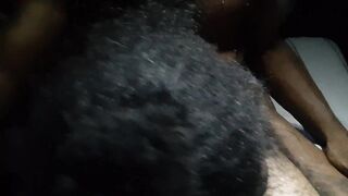 Youthful thot suckn jock in the large truck