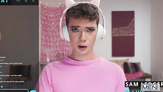 STUDS - Femboy Sam Ledger Gets His Constricted Gap Banged By His Impressive Stepbro Drake Von