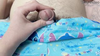 My stepdad's small weenie fills my silly throat with cum