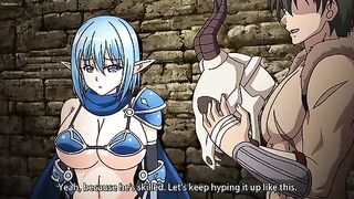 Manga - A elf fight for her virginity in the colosseum
