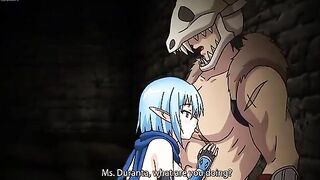 Manga - A elf fight for her virginity in the colosseum