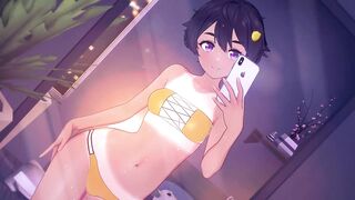 Yakishio Lemon impregnated by unattractive bastard grand-daddy