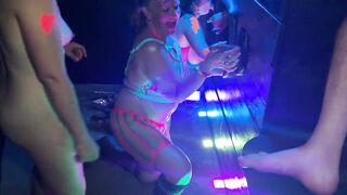 Gloryhole Glow Party: Cheerful Strumpets and Sexy Wheels - Cliff Media