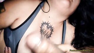 My sexually excited stepsister won't let me finish the game and I drilled her for making me lose.