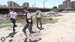 Older Musa Libertina Gets Screwed by Four Toy Boyz at One time