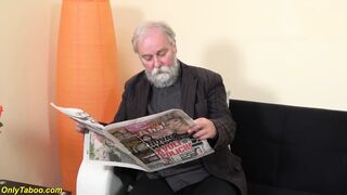 Her 1st sex with a old man