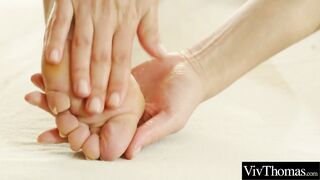 Professional massage leads to lesbo sex