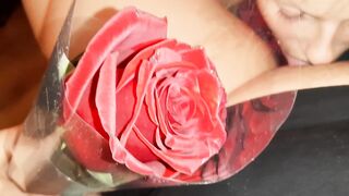 I gave her a rose, and that babe thanked me with rug munch - Lesbo_illusion