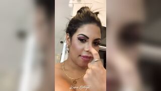 Hawt AF Brunette hair Kesha Ortega Plays With A Obese Sex tool!