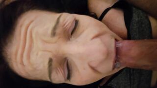 This chab used my mouth n pumped a biggest load down my mouth