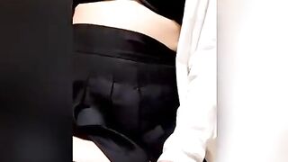 This babe waits for me after work to squirt on my bazookas