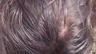 Bush oral-sex and doggystyle in public and cheerful ending in the throat