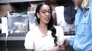 Black Nerd Student Caught Stealing Immodest Books - Claire Ebony, Ryan Mclane