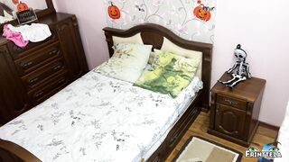 Stepmom and StepSon Share Daybed. Unexpected giant Blow job Creampie