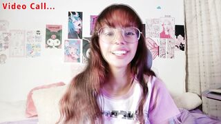 Movie scene call with my boyfriend, my dad is home, try to be quiet