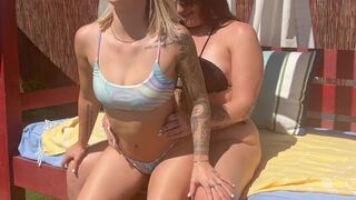 Real lesbo porn with small blond dominating tall big beautiful woman mother I'd like to fuck outside