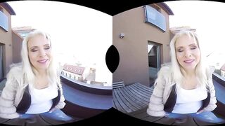 Steaming sexy aged lesbians in VR - Luca Bella and Kathy Anderson