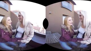 Steaming sexy aged lesbians in VR - Luca Bella and Kathy Anderson