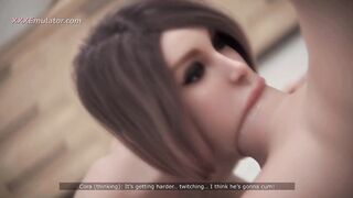 Lustful Stepmom Cheats on Her Spouse with Virgin Stepson in the Baths (Neverseen CG Porn) Eng Sub