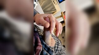 Precum Gently Milking Each Drop!