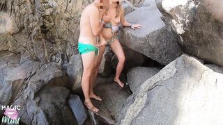 Blonde bikini teen get screwed by her paddle instructor in public - magicmintcouple