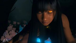 Haloween Peculiar - Queen Cleos Striptease - CG VR Anime Sex Animation by VirtualHeaven