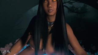 Haloween Peculiar - Queen Cleos Striptease - CG VR Anime Sex Animation by VirtualHeaven