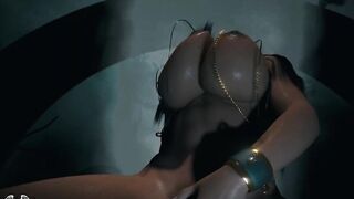 Haloween Peculiar - Queen Cleos Striptease - CG VR Anime Sex Animation by VirtualHeaven