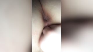 Amateur fisting constricted twat