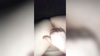 Amateur fisting constricted twat