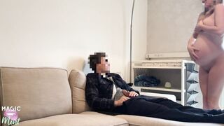 9WEEKS PREGGO TEEN SEDUCES HER MALE WITH A STOMACH DANCE - MAGICMINTCOUPLE